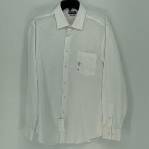 Van Heusen Men's Fitted White Dress Shirt